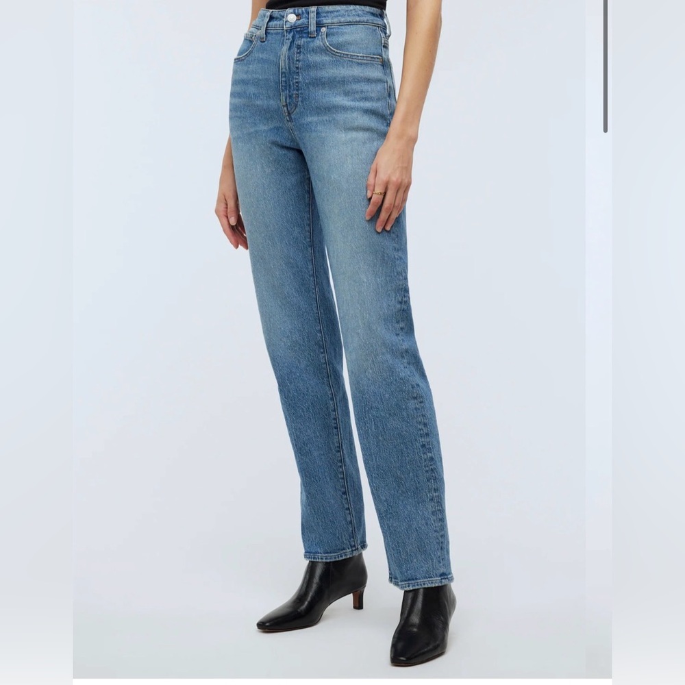 Madewell 90s Straight Leg Jeans - Classic Blue